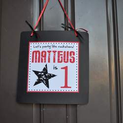 Matteus' 1st Birthday Bash - Rock Star