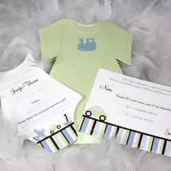 Jennifer's Baby Shower - Onesie / Transportation