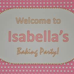 pink baking party - None