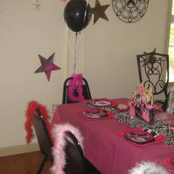 Diva Dessert Party - Hot pink and Zebra