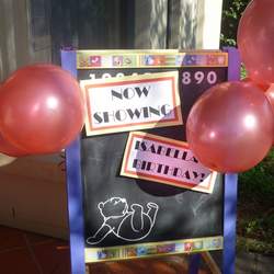 Isabella's 5th Birthday  - Popcorn Movie Party