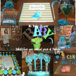 Little Birthday - Brown, Green, Blue and Purple