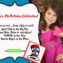 Katelyn's Seussical Party! - Dr.Seuss