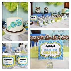 Jake's Little Man Mustache Bash - Mustaches and Ties