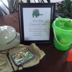 "Jacob's Dino Dig Birthday Party" - Dinosaur