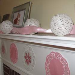 Cali's First shabby chic Birthday Party - Pink