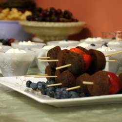 Violet's Sip & See Baby Shower - Green & Purple