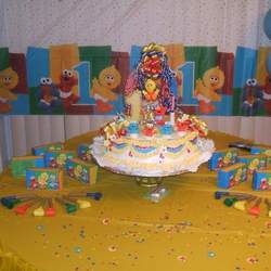 adriel 1 bday - Elmo & Sesame Street