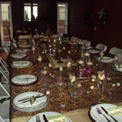 Christmas dinner - Browns, golds and glam