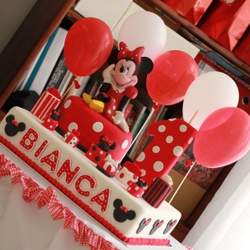 Bianca's 1st birthday party - Minnie Mouse