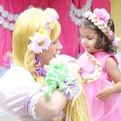 Rapunzel's Art Party - rapunzel, tangled