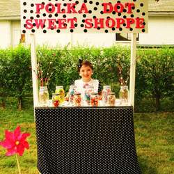 Hannah's Polka Dot Sweet Shoppe - Black and White Polka Dots