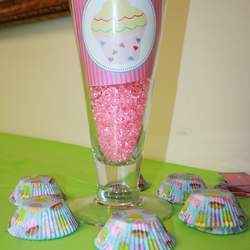 Candy & Cupcakes Dessert Baby Shower - Modern Baby Shower