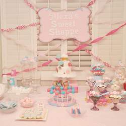 Alexa's Candy Shoppe Dessert Table - Candy Shoppe