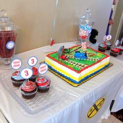 3rd Birthday Train Party - Trains