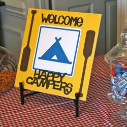 Crafty Campy Playdate - Camping, Smores