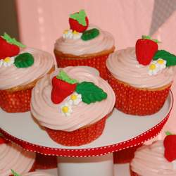 Strawberry Shortcake Party - Strawberry Shortcake and Strawberries