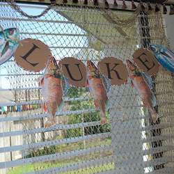 Luke's Gone Fishin' Shower - Fishing