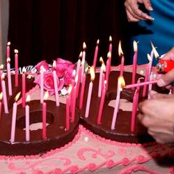 Princess Diva 60th  - Hot Pink with Zebra Print
