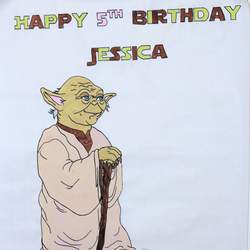 Jessica's 5th Birthday - Yoda Star Wars