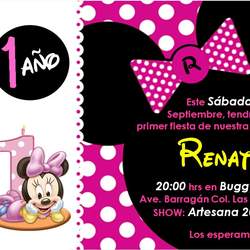 RENATA 1st Birthday - Minnie Mouse