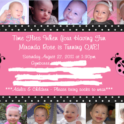 Miranda's 1st Buggy Birthday Party - Ladybug Birthday Party