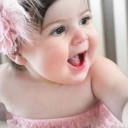 Talia's vintage princess crown 1st bday - Vintage crown w/ pink damask, feathers & black & white
