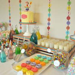 Claire's Rainbow 2nd Birthday Party - Rainbow