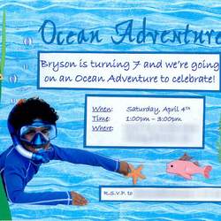 Ocean Adventure - 7th Bday - Ocean Adventure; Underwater