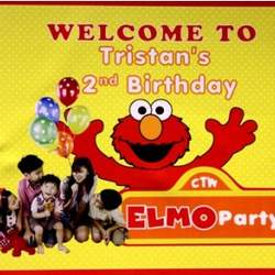Tristan's Second Birthday Party - Polka Dot Elmo