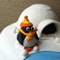 Carter's belated 1st birthday - Penguin