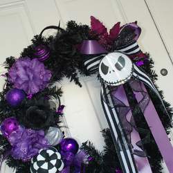 Halloween door entrance - Nightmare Before Christmas 