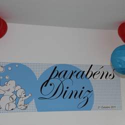 1st Birthday - Diniz - Elephant