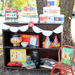 Vintage Twins Birthday Party  - Vintage Schoolhouse, Dick and Jane