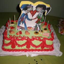  dinner for Ivan ! Let's Paint the Town Red! - zombie birthday
