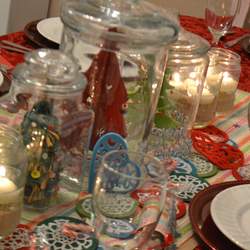 Christmas Eve Table decor - Budget Christmas Table Decor