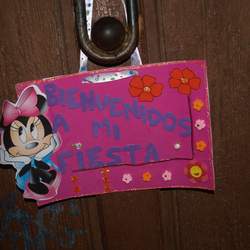 1st Birthday Sara - Minnie Mouse