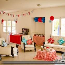 Red & Aqua Owl Party - Red &  Aqua Owl Party