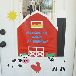 Ryan's 1st Birthday Party - Farm, Barnyard