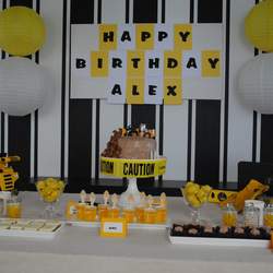 3rd Birthday - Construction party