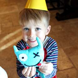 Max's 1st Birthday Party - Monster Valentine