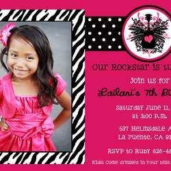 Lailani's 7th Birthday Bash - Rock Star