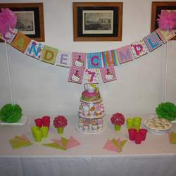 "Cande´s turning 7" - Hello Kitty
