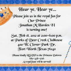 Prince Jonathan's 1st Birthday - Prince theme