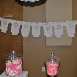 Baby Sienna's shower - Pink and Gray