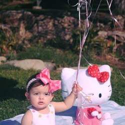 Emily's Hello kitty 1st birthday party  - Hello Kitty