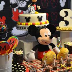 Moroni's 3rd Birthday Party! - Mickey Mouse