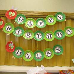 Dylan's 1st Birthday - The Very Hungry Caterpillar, by Eric Carle