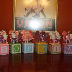 Baby Shower - Baby Girl - Baby Blocks