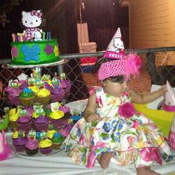 Natalias First Birthday Bash - Hello Kitty and Keroppi